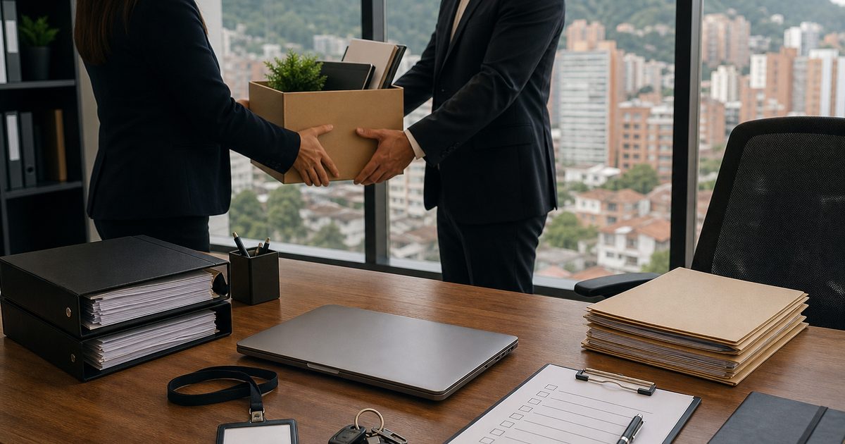 Matriz de retiro y entrega de cargo en la empresa