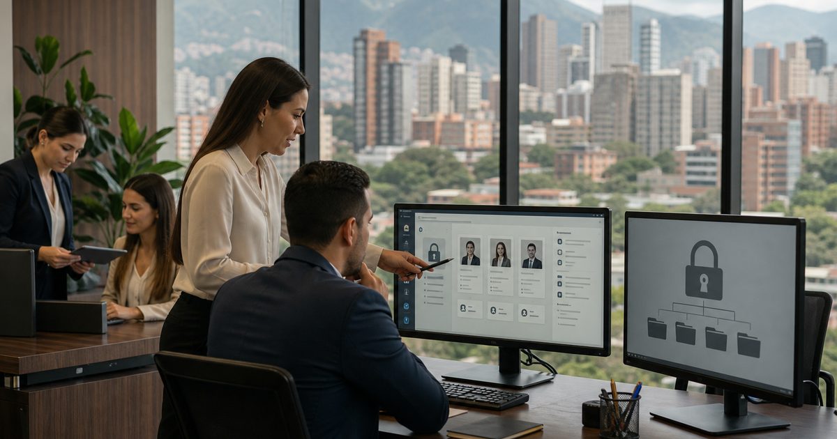 Ilustración de Matriz de accesos para hojas de vida y pruebas de selección en la empresa